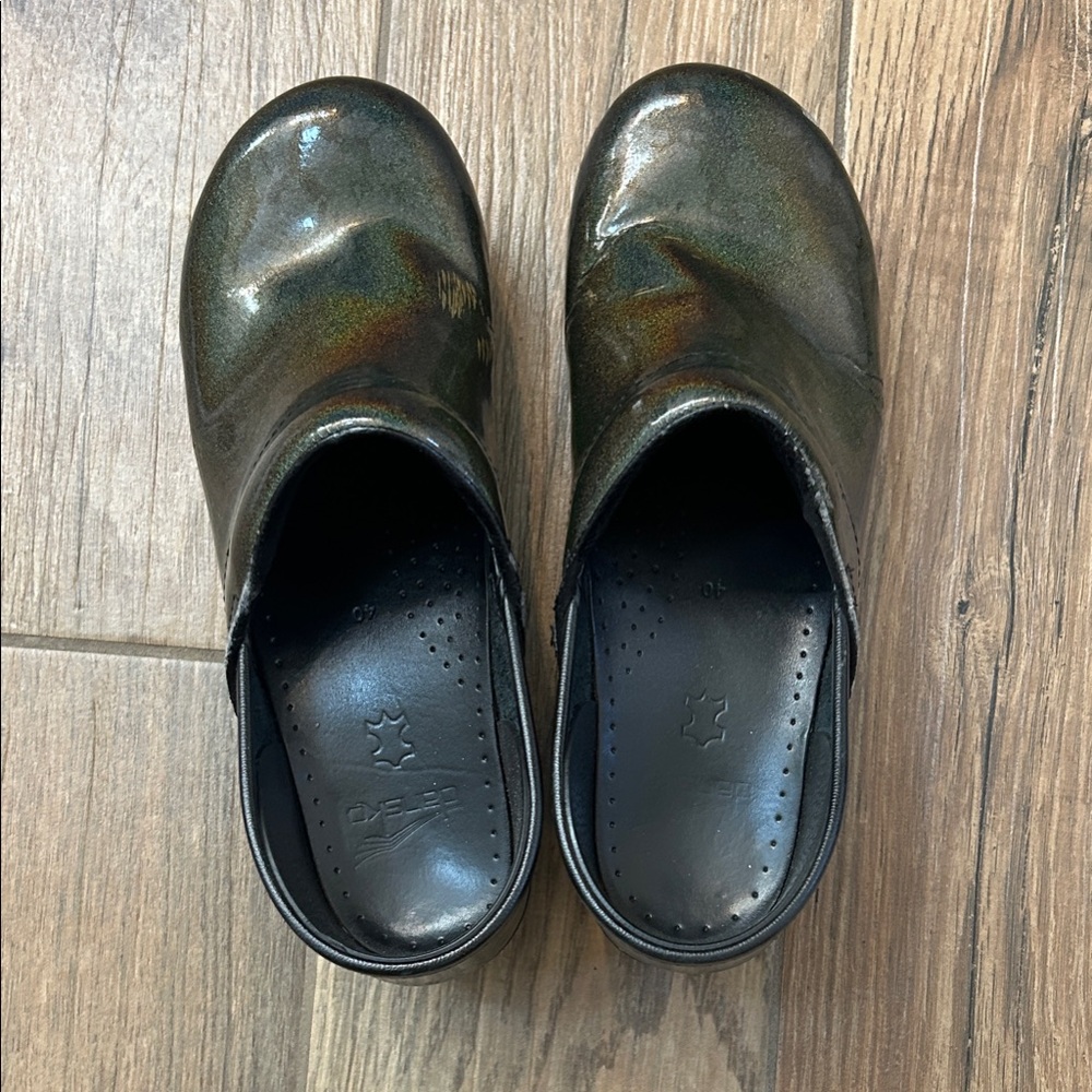 Dansko Iridescent Leather Loafers